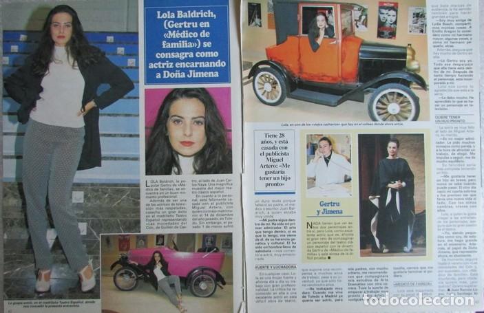 Coleccionismo de Revistas y Peri&oacute;dicos: RECORTE REVISTA SEMANA 2984 1997 LOLA BALDRICH