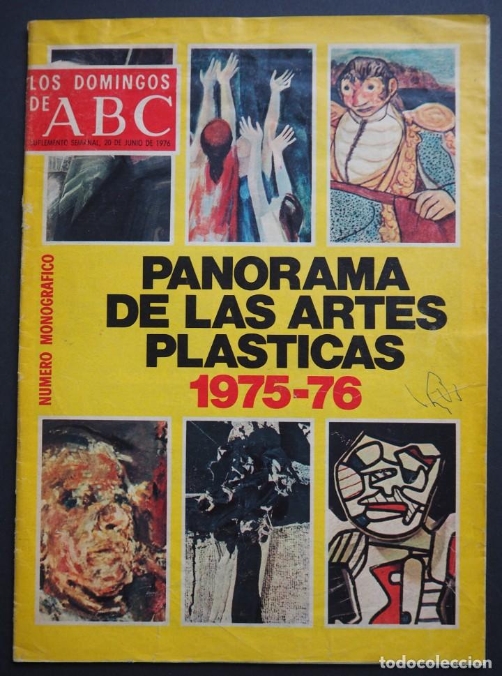 Coleccionismo de Revistas y Peri&oacute;dicos: LOS DOMINGOS DE ABC. PANORAMA DE LAS ARTES P&Aacute;STICAS 1975 - 1976. juni de 1976