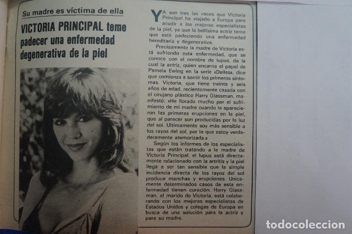 Coleccionismo de Revistas y Peri&oacute;dicos: RECORTE REPORTAJE CLIPPING DE VICTORIA PRINCIPAL REVISTA SEMANA N&ordm; 2376 P&Aacute;G 83 L64