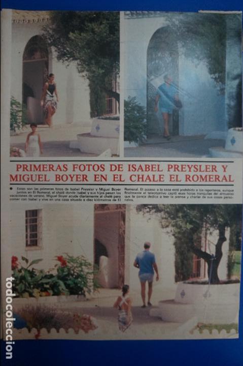 Coleccionismo de Revistas y Peri&oacute;dicos: RECORTE REPORTAJE CLIPPING DE ISABEL PREYSLER Y MIGUEL BOYER REVISTA SEMANA N&ordm; 2374 P&Aacute;G 3-5 L44