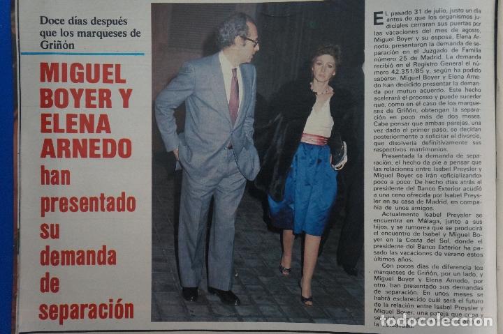 Coleccionismo de Revistas y Peri&oacute;dicos: RECORTE REPORTAJE CLIPPING DE MIGUEL BOYER Y ELENA ARNEDO REVISTA SEMANA N&ordm; 2374 P&Aacute;G 10 L44