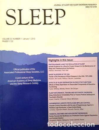 Coleccionismo de revistas y peri&oacute;dicos: REVISTA MEDICA - SLEEP - VOLUMEN 33 - N&ordm; 1 - JUNIO 2010 -