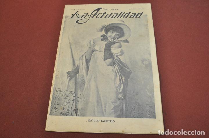 Coleccionismo de Revistas y Peri&oacute;dicos: La actualidad n&uacute;mero 108 a&ntilde;o +1908 - ARP1
