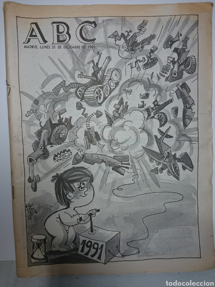Coleccionismo de Revistas y Peri&oacute;dicos: Diario ABC Lunes 31 Diciembre 1990