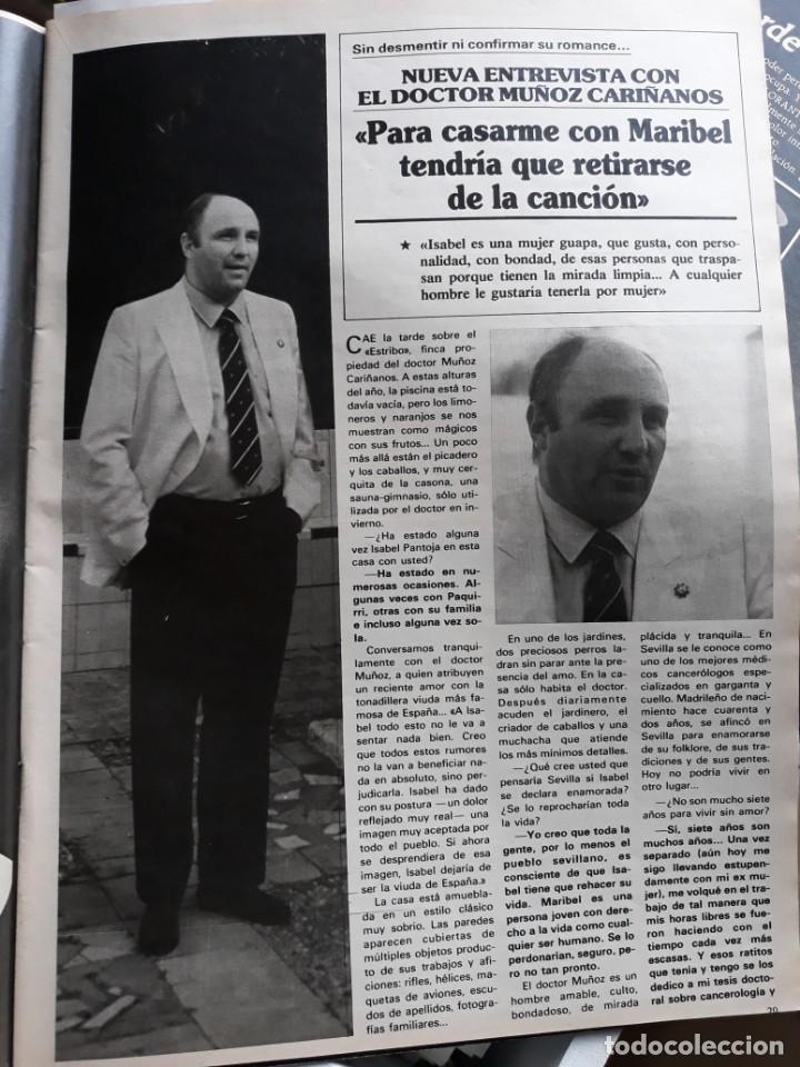 Coleccionismo de Revistas y Peri&oacute;dicos: el doctor mu&ntilde;oz cari&ntilde;anos sobre isabel pantoja