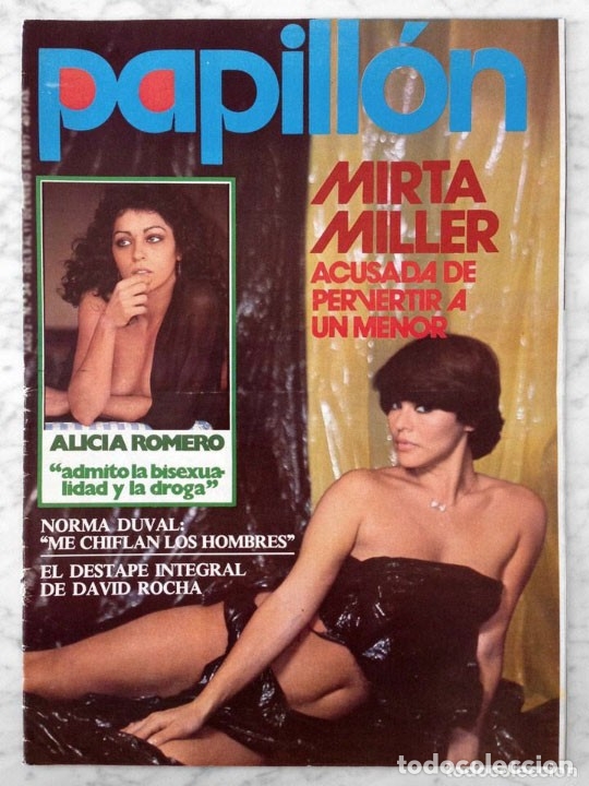 Coleccionismo de Revistas y Peri&oacute;dicos: PAPILL&Oacute;N - 1977 - MIRTA MILLER, ALICIA ROMERO, NORMA DUVAL, CORINNE CLERY, DAVID ROCHA