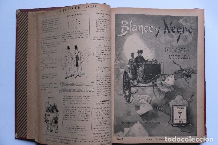 Coleccionismo de Revistas y Periódicos: LOTE DE 34 EJEMPLARES ENCUADERNADOS BALNCO Y NEGRO 1891 - Foto 3 - 141286514