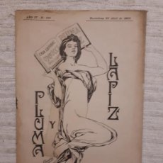 Coleccionismo de Revistas y Periódicos: REVISTA PLUMA Y LÁPIZ N° 130 ABRIL 1903 AÑO IV. Lote 141344066