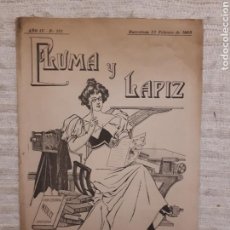 Coleccionismo de Revistas y Periódicos: REVISTA PLUMA Y LÁPIZ N° 121 FEBRERO 1903 AÑO IV. Lote 141344626