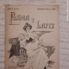 Coleccionismo de Revistas y Periódicos: REVISTA PLUMA Y LÁPIZ N° 125 MARZO 1903 AÑO IV. Lote 141345322