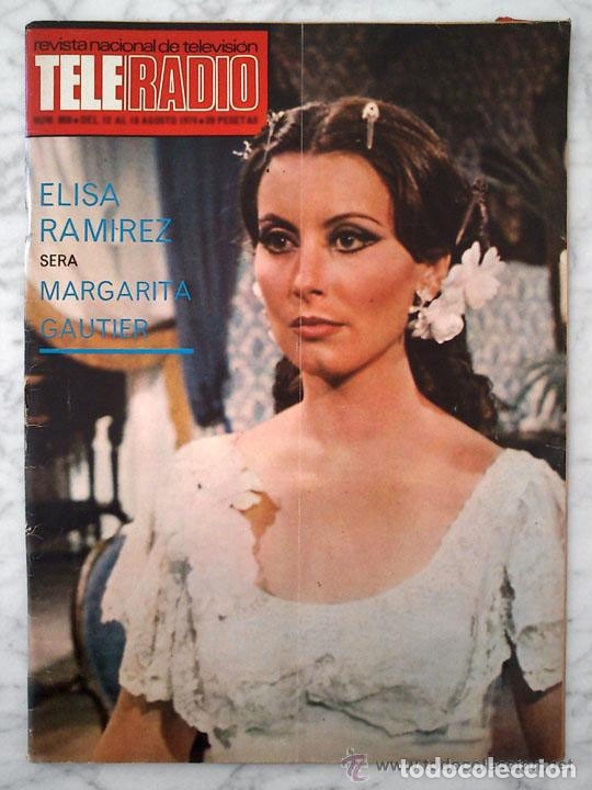 Coleccionismo de revistas y peri&oacute;dicos: TELE-RADIO - 1974 - ELISA RAM&Iacute;REZ, FERNANDO DELGADO, WILLIAM CONRAD, CINE DE TERROR, M DEL MAR BONET