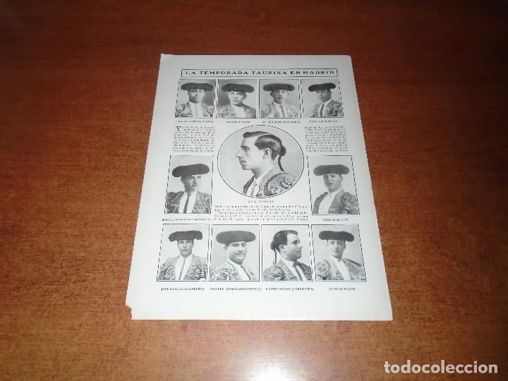 Collezionismo di Riviste e Giornali: RETAL 1910: HOMENAJE A TIRO DE MOLINA. TEMPORADA TAURINA EN MADRID