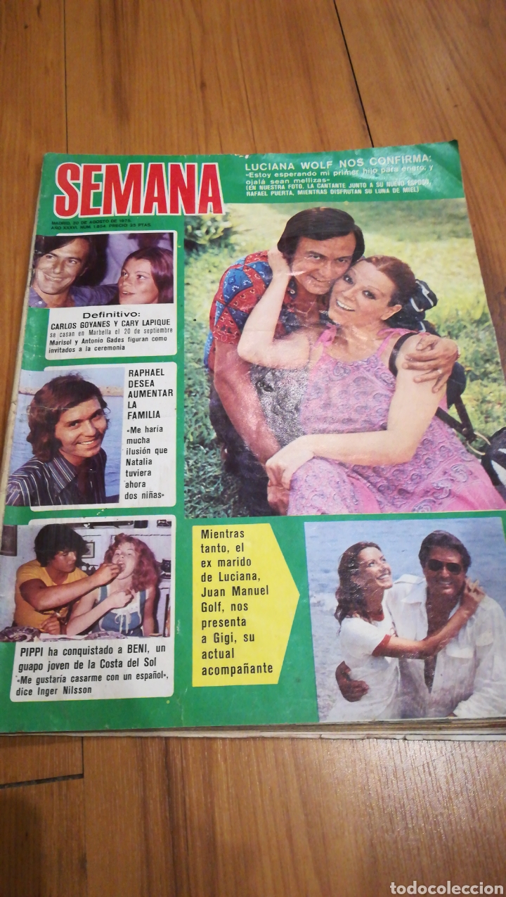 Coleccionismo de Revistas y Peri&oacute;dicos: Revista semana fe 1975