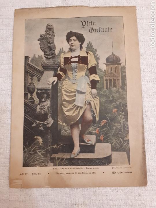 Colecionismo de Revistas e Jornais: Vida Galante n&deg; 130 a&ntilde;o IV abril 1901
