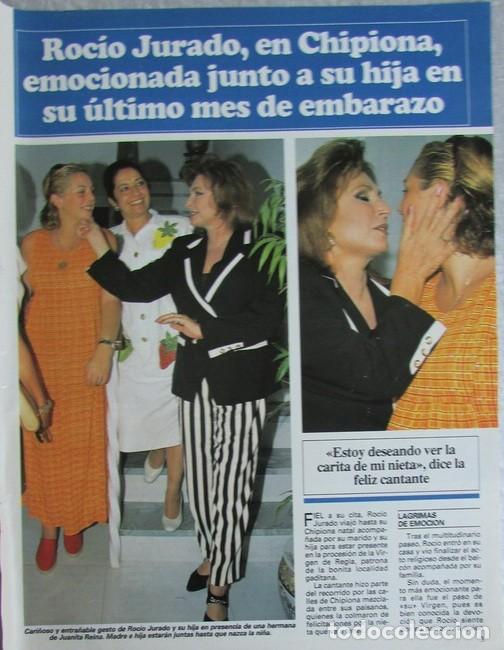 Coleccionismo de Revistas y Peri&oacute;dicos: RECORTE SEMANA N&ordm; 2953 1996 ROCIO JURADO. 2 PGS