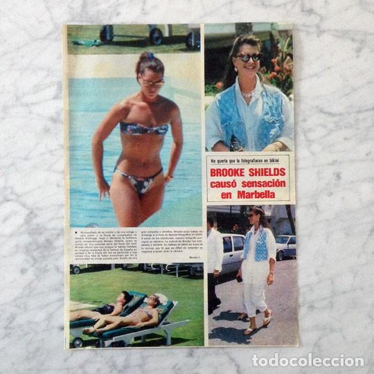 Coleccionismo de revistas y peri&oacute;dicos: REPORTAJE - BROOKE SHIELDS - 1985