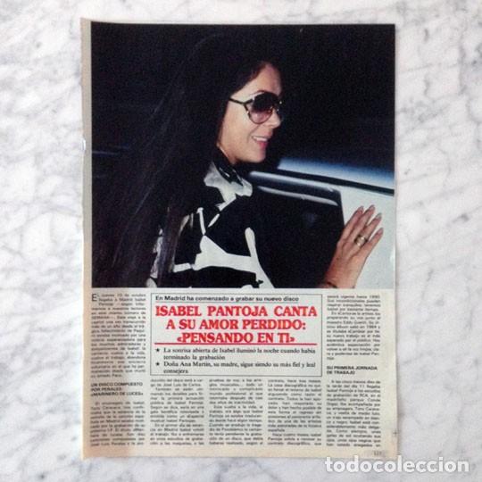 Coleccionismo de Revistas y Peri&oacute;dicos: REPORTAJE - ISABEL PANTOJA - 1985
