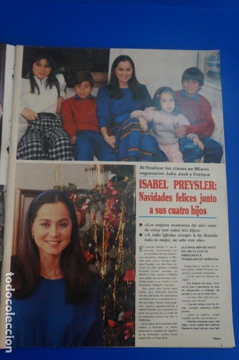 Coleccionismo de Revistas y Peri&oacute;dicos: RECORTE REPORTAJE CLIPPING DE ISABEL PREYSLER NAVIDADES REVISTA SEMANA N&ordm; 2395 P&Aacute;G 3-9