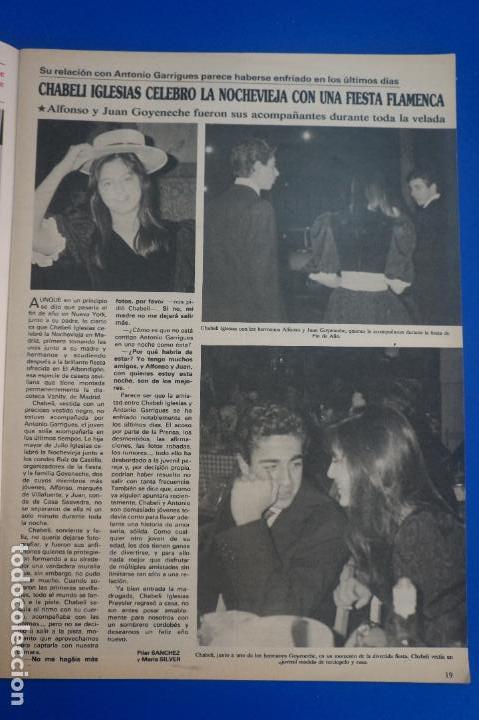 Coleccionismo de Revistas y Peri&oacute;dicos: RECORTE REPORTAJE CLIPPING DE CHABELI IGLESIAS REVISTA SEMANA N&ordm; 2396 P&Aacute;G 19
