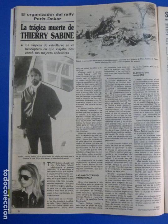 Coleccionismo de Revistas y Peri&oacute;dicos: RECORTE REPORTAJE CLIPPING DE THIERRY SABINE MUERTE REVISTA SEMANA N&ordm; 2398 P&Aacute;G 20