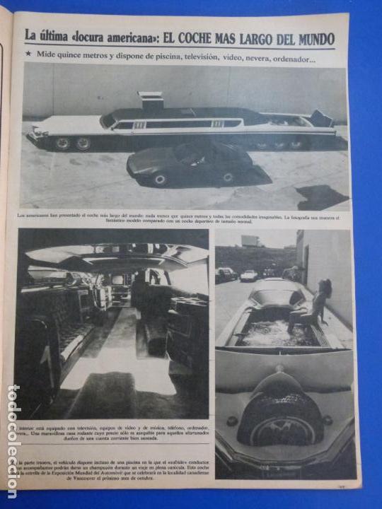 Coleccionismo de Revistas y Peri&oacute;dicos: RECORTE REPORTAJE CLIPPING DE COCHE MAS LARGO DEL MUNDO REVISTA SEMANA N&ordm; 2406 P&Aacute;G 27 L50