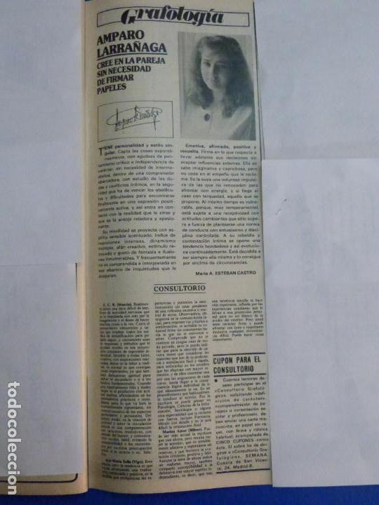 Coleccionismo de Revistas y Peri&oacute;dicos: RECORTE REPORTAJE CLIPPING DE AMPARO LARRA&Ntilde;AGA REVISTA SEMANA N&ordm; 2406 P&Aacute;G 103 L50