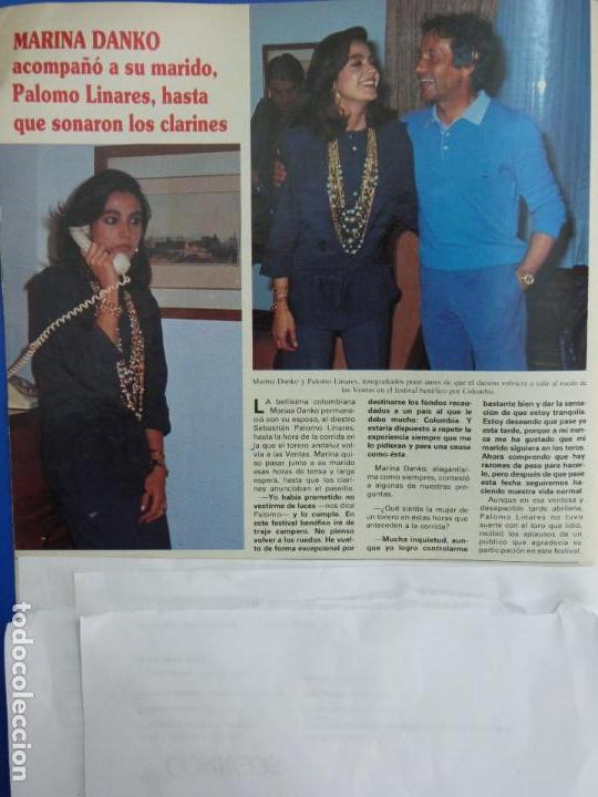 Coleccionismo de Revistas y Peri&oacute;dicos: RECORTE REPORTAJE CLIPPING DE MARINA DANKO PALOMO LINARES REVISTA SEMANA N&ordm; 2409 P&Aacute;G 8 L63