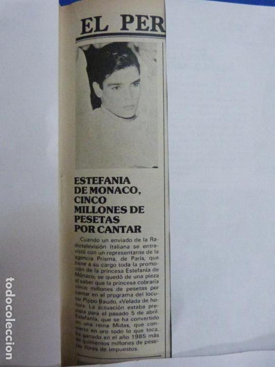 Coleccionismo de Revistas y Peri&oacute;dicos: RECORTE REPORTAJE CLIPPING DE ESTEFANIA DE MONACO REVISTA SEMANA N&ordm; 2409 P&Aacute;G 117 L63