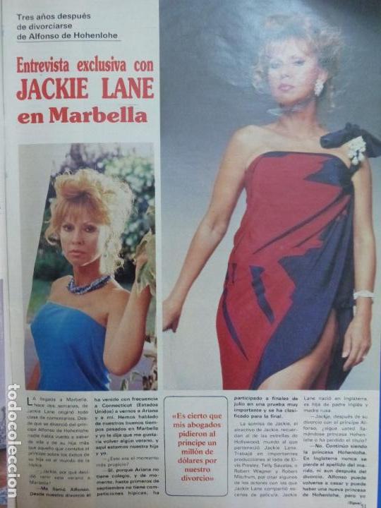 Coleccionismo de Revistas y Peri&oacute;dicos: RECORTE REPORTAJE CLIPPING DE JACKIE LANE MARBELLA REVISTA SEMANA N&ordm; 2430 P&Aacute;G 51-53 L63