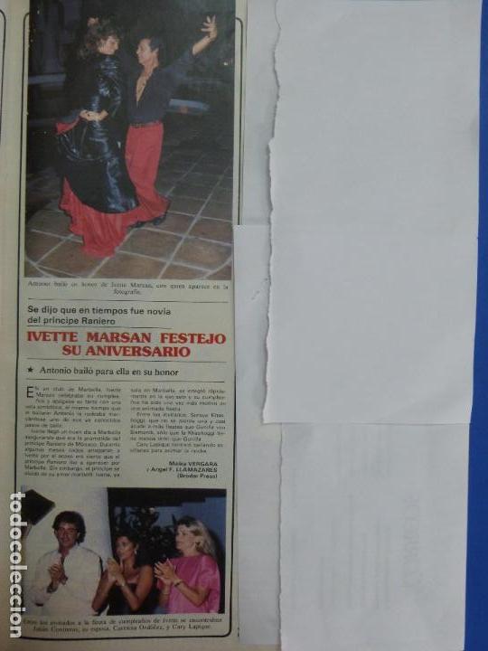 Coleccionismo de Revistas y Peri&oacute;dicos: RECORTE REPORTAJE CLIPPING DE IVETTE MARSAN REVISTA SEMANA N&ordm; 2430 P&Aacute;G 71 L63