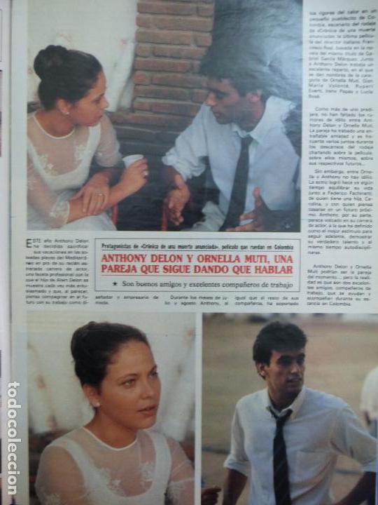 Coleccionismo de Revistas y Peri&oacute;dicos: RECORTE REPORTAJE CLIPPING DE ANTHONY DELON Y ORNELLA MUTI REVISTA SEMANA N&ordm; 2431 P&Aacute;G 41 L63