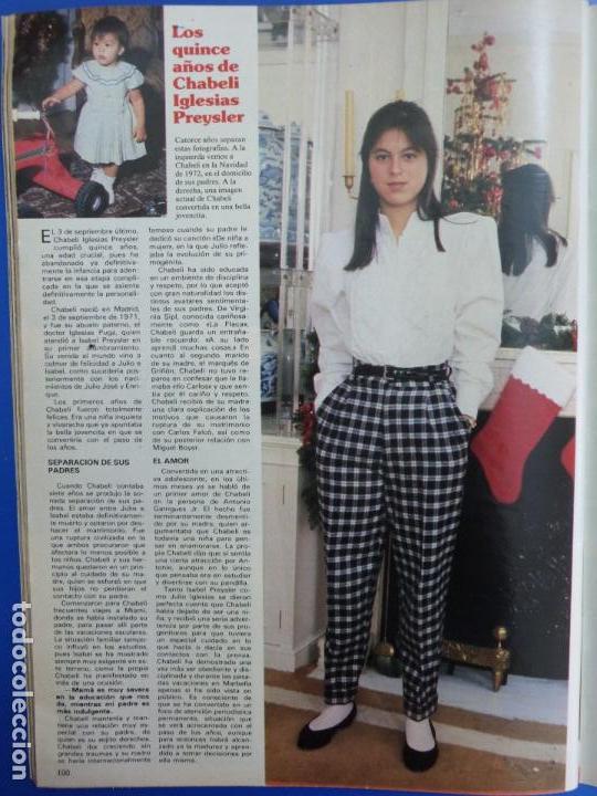 Coleccionismo de Revistas y Peri&oacute;dicos: RECORTE REPORTAJE CLIPPING DE CHABELI IGLESIAS PREYSLER REVISTA SEMANA N&ordm; 2431 P&Aacute;G 100 L63