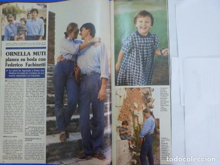 Coleccionismo de Revistas y Peri&oacute;dicos: RECORTE REPORTAJE CLIPPING DE ORNELLA MUTI FEDERICO FACHINETTI REVISTA SEMANA N&ordm; 2438 P&Aacute;G 48-50