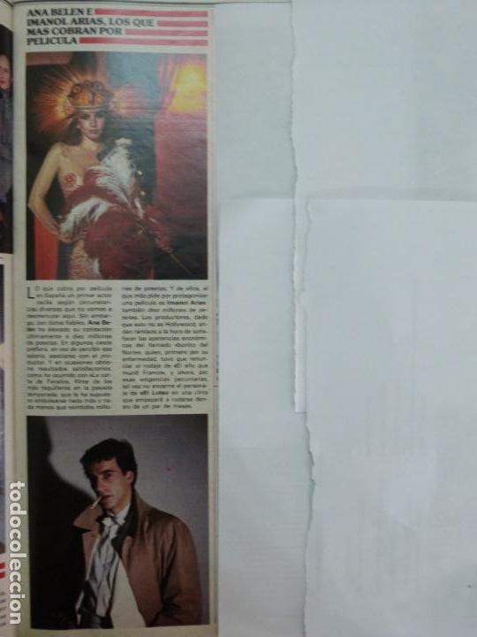 Coleccionismo de Revistas y Peri&oacute;dicos: RECORTE REPORTAJE CLIPPING DE ANA BELEN IMANOL ARIAS REVISTA SEMANA N&ordm; 2438 P&Aacute;G 57