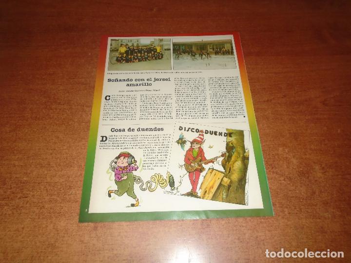 Coleccionismo de Revistas y Peri&oacute;dicos: RETAL PRENSA 1986: ESCUELA DE CICLISMO RUTA TUR&Iacute;STICA DE MUROS DE NAL&Oacute;N (ASTURIAS)