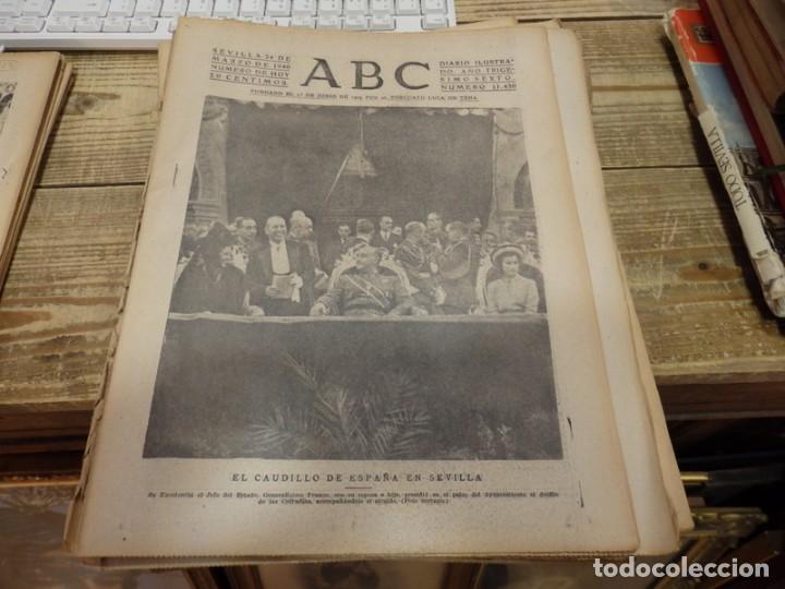 Coleccionismo de Revistas y Peri&oacute;dicos: SEMANA SANTA SEVILLA, 23 DE MARZO DE 1940, PERIODICO ABC,