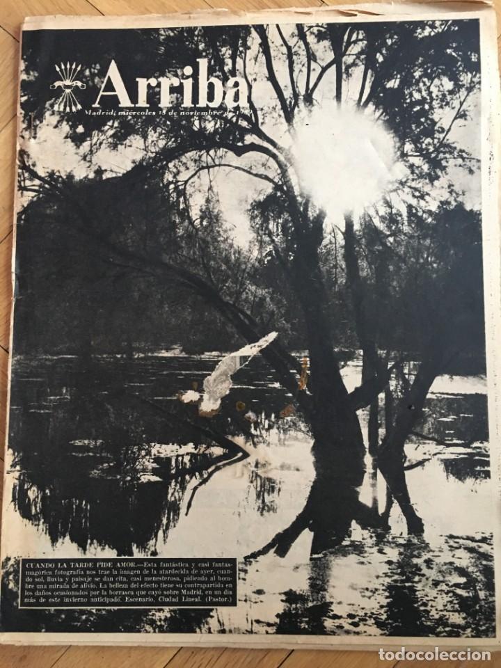 Sammeln von Zeitschriften und Zeitungen: ARRIBA (18-11-1959) CIUDAD LINEAL DE GAULLE XXIII ANIVERSARIO MUERTE JOSE ANTONIO ALICANTE HOCKEY
