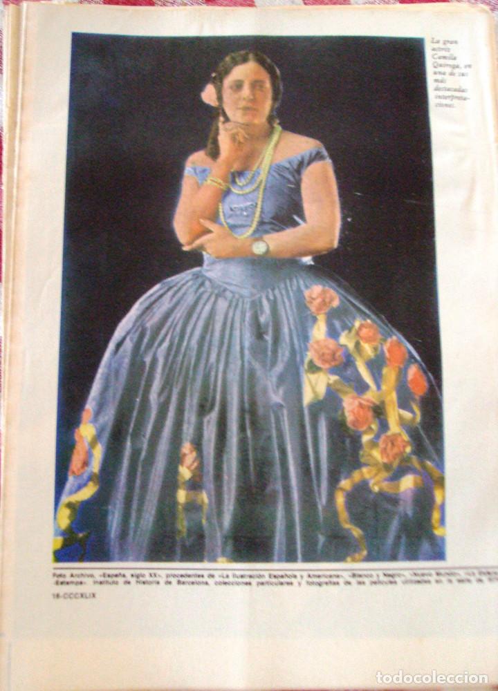 Coleccionismo de Revistas y Peri&oacute;dicos: Fasciculo Historia Espa&ntilde;a teleradio de peman Numero 349 Estatuto catal&aacute;n, Camila Quiroga