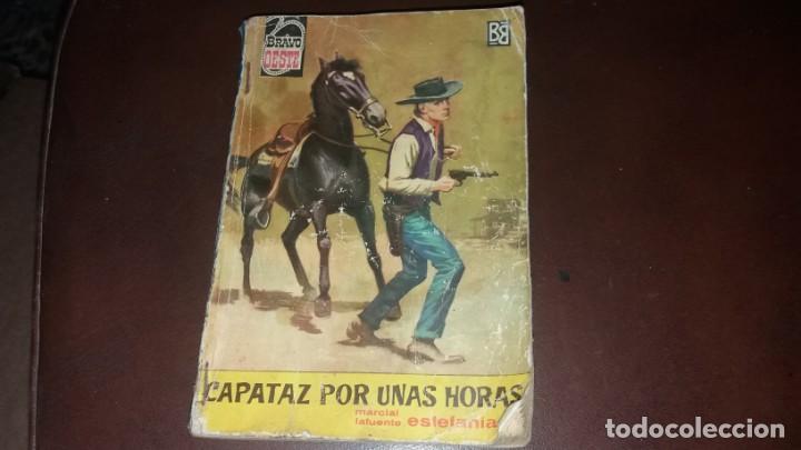 Collectionnisme de Revues et Journaux: Revista libro CAPATAZ POR UNAS HORAS BRAVO OESTE pistolero publicidad Osborne