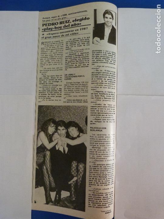 Coleccionismo de Revistas y Peri&oacute;dicos: RECORTE REPORTAJE CLIPPING DE PEDRO RUIZ PLAY BOY DEL A&Ntilde;O REVISTA SEMANA N&ordm; 2448 P&Aacute;G 20 L63