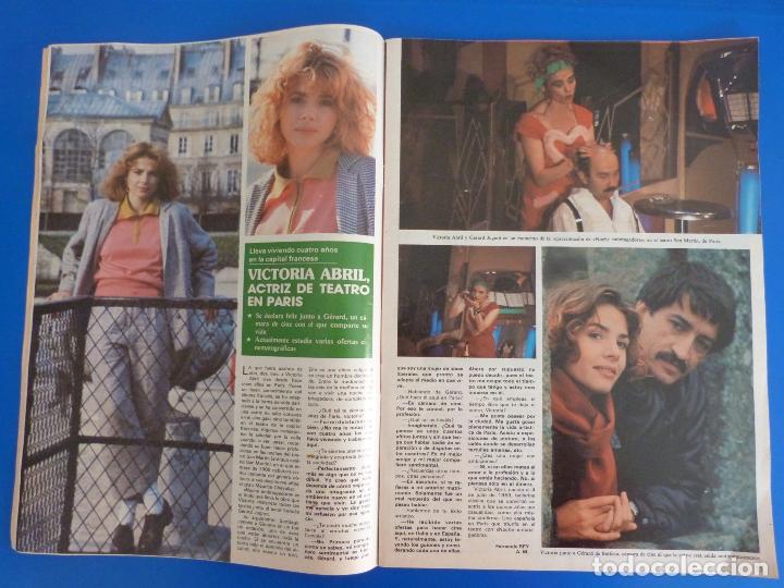 Coleccionismo de Revistas y Peri&oacute;dicos: RECORTE REPORTAJE CLIPPING VICTORIA ABRIL AZAFATA UN DOS TRES REVISTA SEMANA N&ordm; 2448 P&Aacute;G 22-23 L63