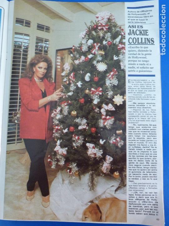 Coleccionismo de Revistas y Peri&oacute;dicos: RECORTE REPORTAJE CLIPPING DE JACKIE COLLINS MUJERES HOLLYWOOD REVISTA SEMANA N&ordm; 2448 P&Aacute;G 49-53 L63