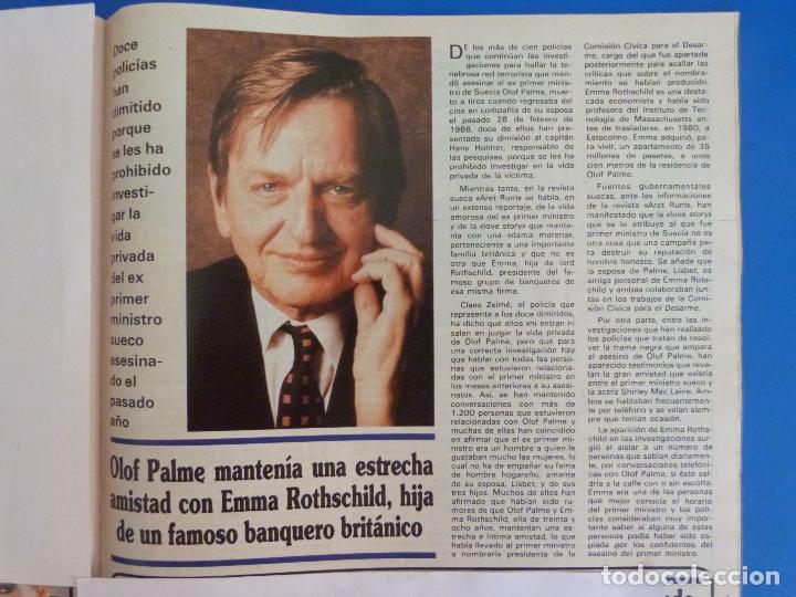 Coleccionismo de Revistas y Peri&oacute;dicos: RECORTE REPORTAJE CLIPPING DE OLOF PALME EMMA ROTHSCHILD REVISTA SEMANA N&ordm; 2448 P&Aacute;G 67 L63