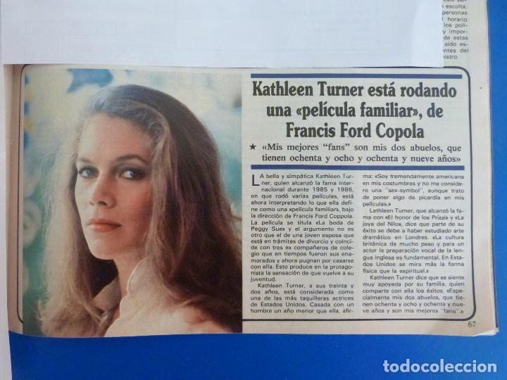 Coleccionismo de Revistas y Peri&oacute;dicos: RECORTE REPORTAJE CLIPPING DE KATHLEEN TURNER FRANCIS FORD COPOLA REVISTA SEMANA N&ordm; 2448 P&Aacute;G 67 L63