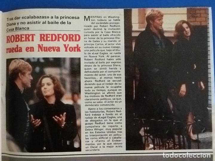 Coleccionismo de Revistas y Peri&oacute;dicos: RECORTE REPORTAJE CLIPPING DE ROBERT REDFORD NUEVA YORK REVISTA SEMANA N&ordm; 2390 P&Aacute;G 131