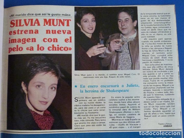Coleccionismo de Revistas y Peri&oacute;dicos: RECORTE REPORTAJE CLIPPING DE SILVIA MUNT REVISTA SEMANA N&ordm; 2392 P&Aacute;G 93