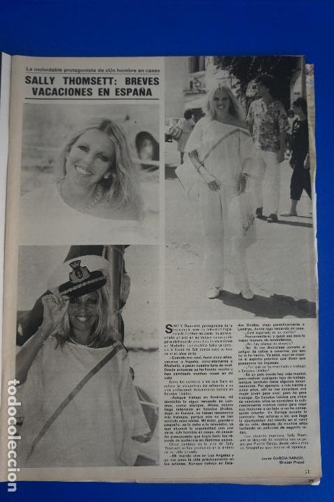Coleccionismo de Revistas y Peri&oacute;dicos: RECORTE REPORTAJE CLIPPING SALLY THOMSETT VACACIONES ESPA&Ntilde;A REVISTA SEMANA N&ordm; 2377 P&Aacute;G 11 L64