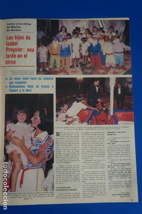 Coleccionismo de Revistas y Peri&oacute;dicos: RECORTE REPORTAJE CLIPPING DE ISABEL PREYSLER HIJOS CIRCO REVISTA SEMANA N&ordm; 2377 P&Aacute;G 95 L64