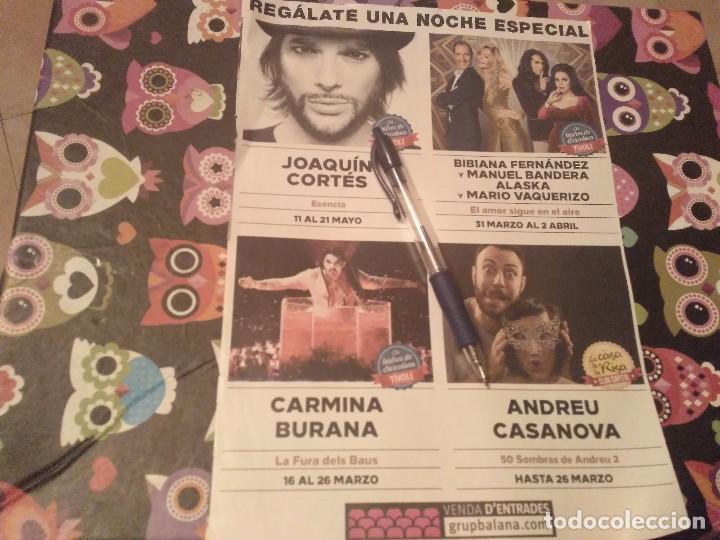 Coleccionismo de revistas y peri&oacute;dicos: ANTIGUO RECORTE REVISTA JOAQUIN CORTES , BIBIANA FERNANDEZ , ALASKA , MARIO VAQUERIZO ...
