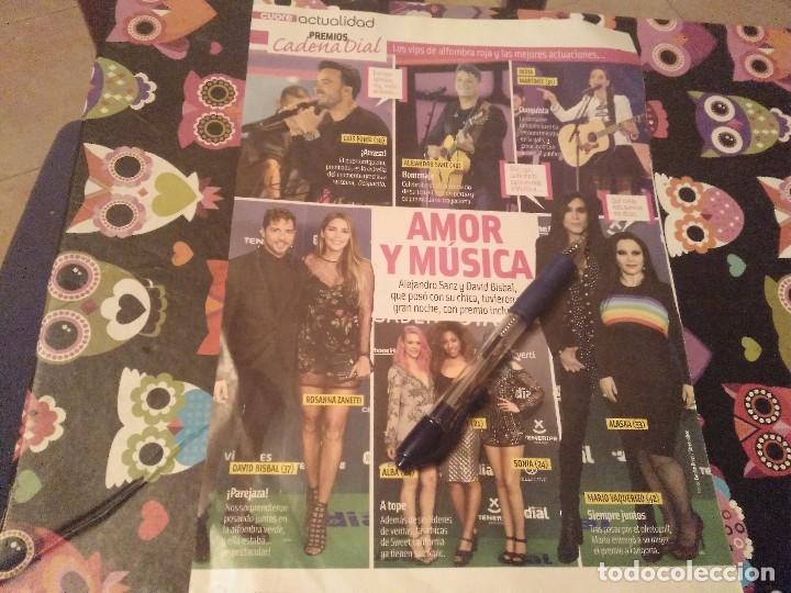 Coleccionismo de Revistas y Peri&oacute;dicos: ANTIGUO RECORTE REVISTA ALEJANDRO SANZ,ALASKA,MARIO VAQUERIZO,BISBAL,LUIS FONSI,INDIA MARTINEZ...